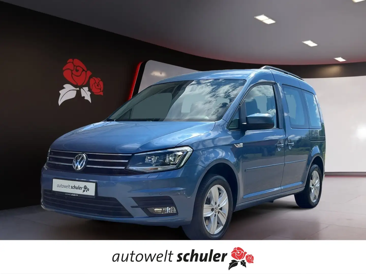 Volkswagen Caddy 2,0 TDI DSG Comfortline AHK Navi Kamera Albastru - 1
