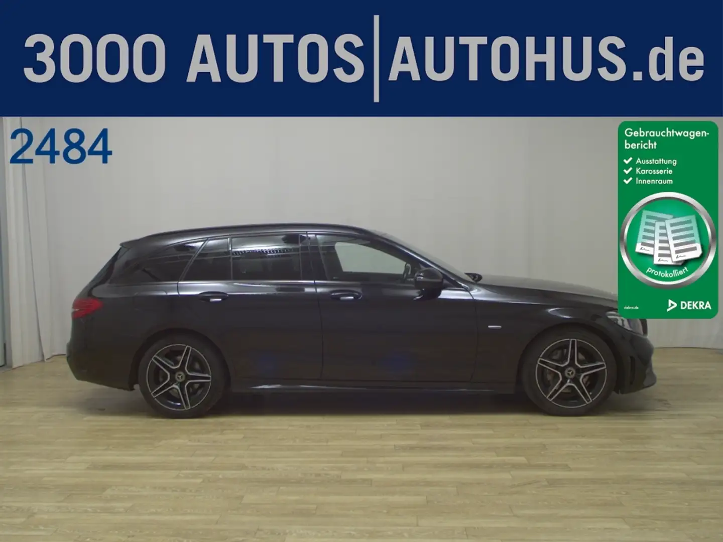 Mercedes-Benz C 220 T d AMG-Line Night Widescreen Navi Burm. Schwarz - 1