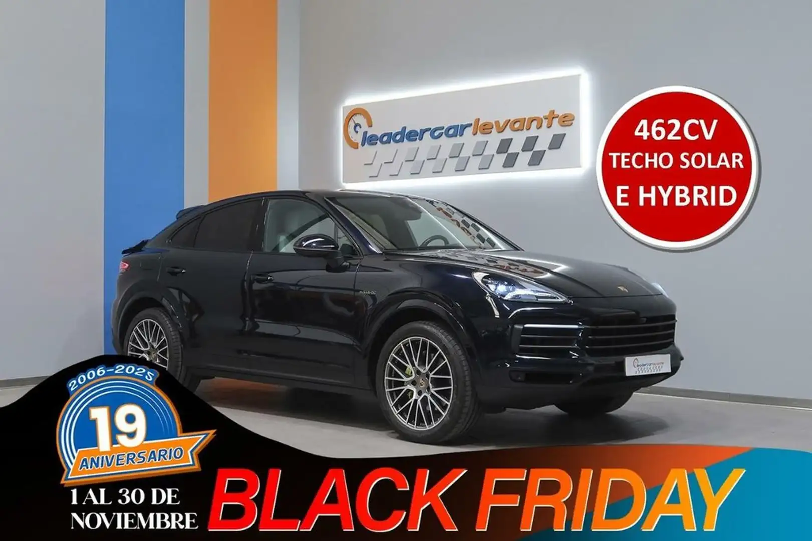 Porsche Cayenne E HYBRID PLATINIUM EDITION 462CV Blauw - 1
