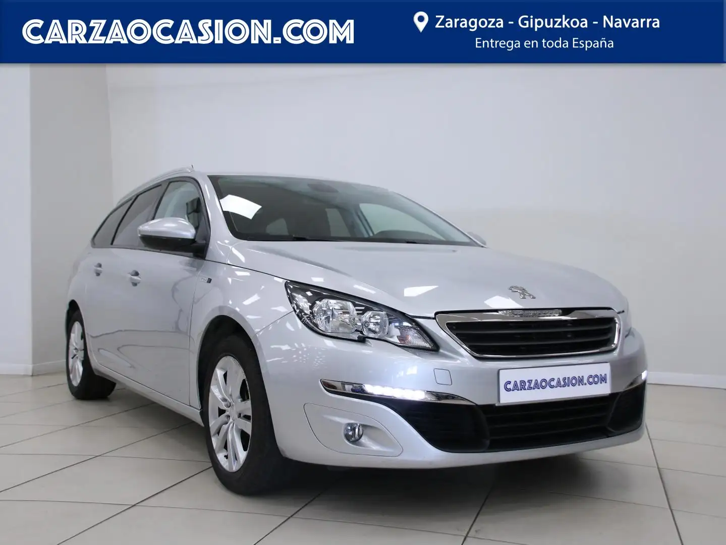 Peugeot 308 SW 1.2 PureTech S&S Style 130 Grijs - 1