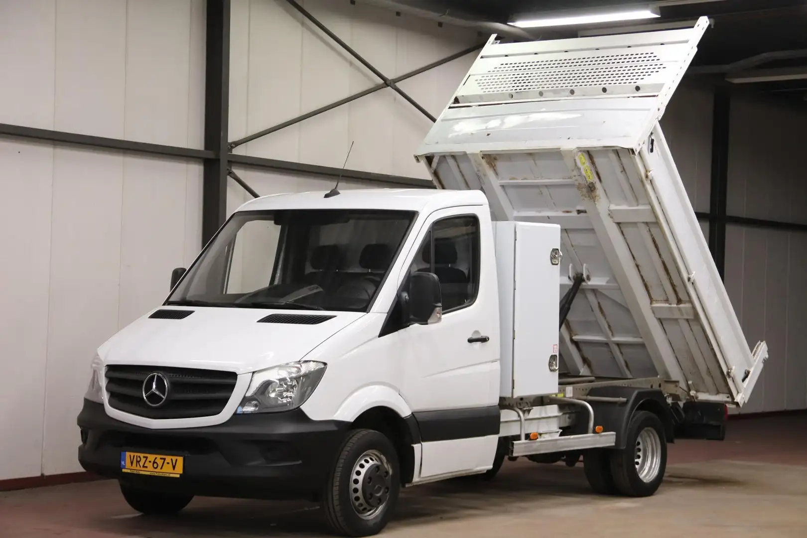 Mercedes-Benz Sprinter 514 CDI KIPPER met Kist 3500KG TREKVERMOGEN EURO 6 Blanc - 1