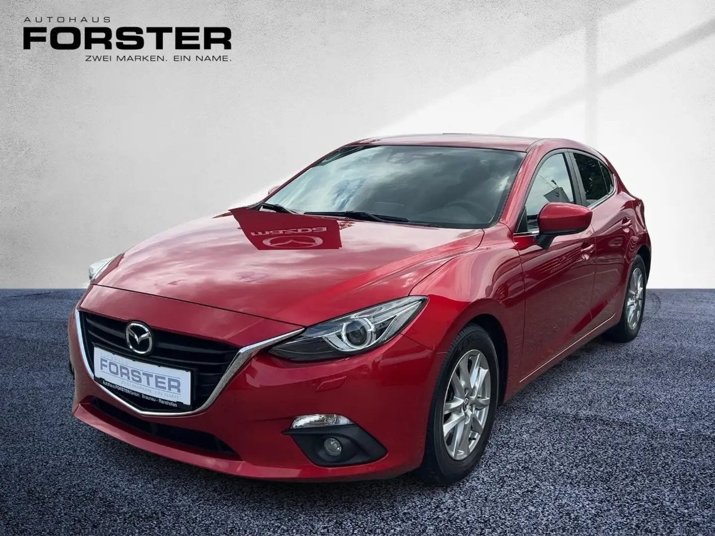 Mazda 3 /SP/G120/ATTRACTION SHZ PTS BT-Telefonie Rood - 1