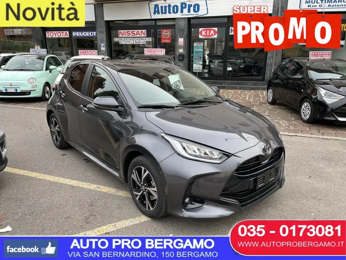 Toyota Yaris 1.5h Trend,SUPER PROMO, VARI COLORI E ALLESTIMENTI Grigio - 1