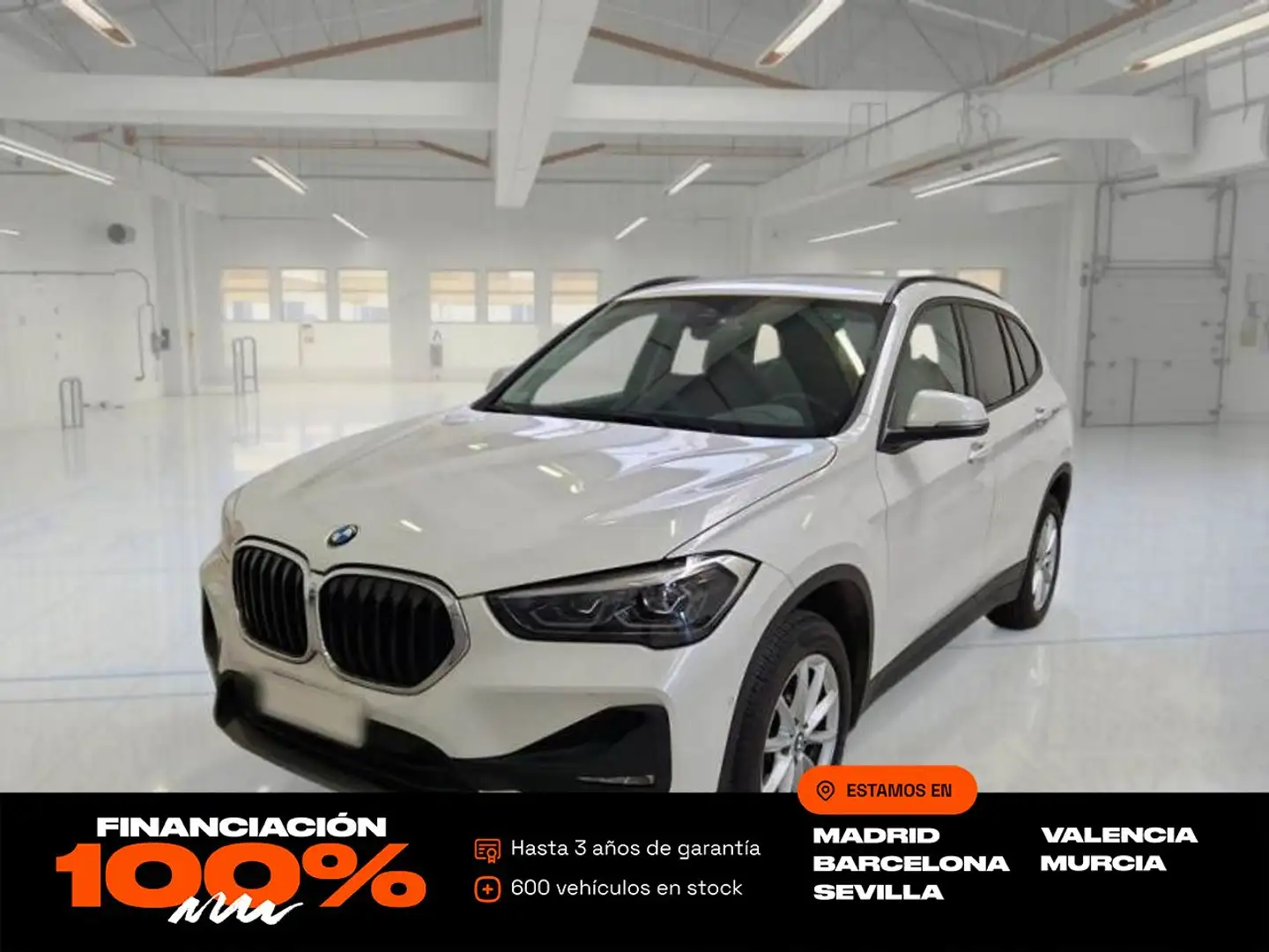 BMW X1 xDrive 20dA Blanc - 1