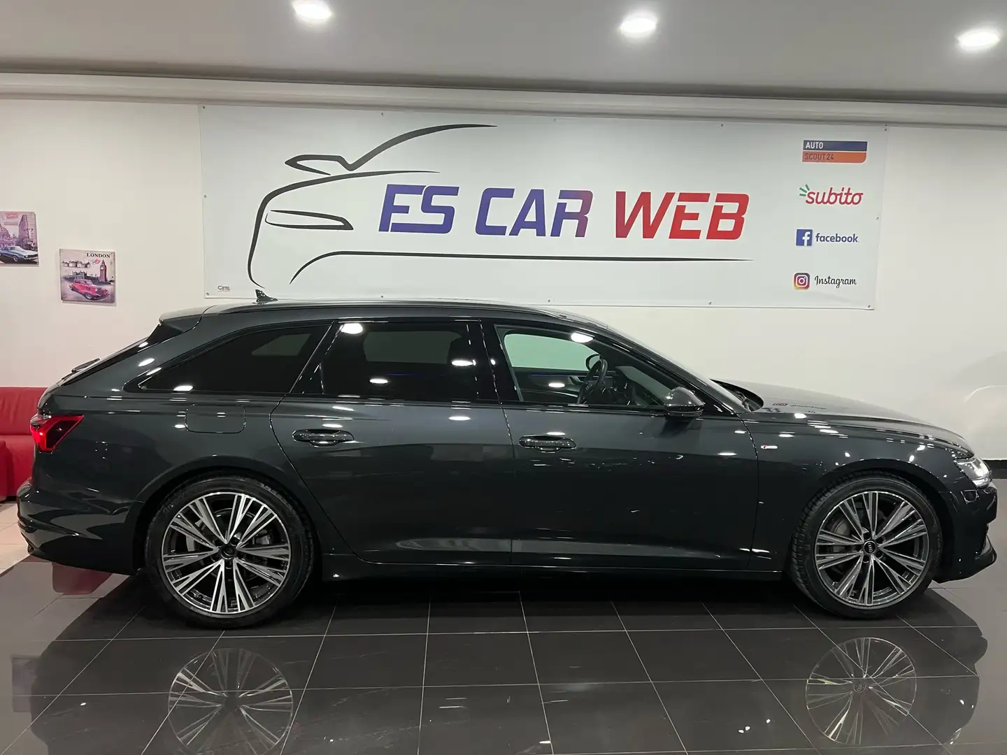 Audi A6 Avant 40 2.0 tdi mhev SLine quattro stronic 204 cv Gris - 2