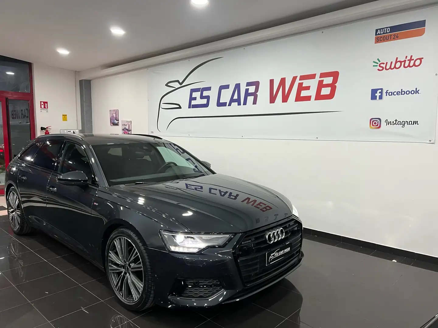 Audi A6 Avant 40 2.0 tdi mhev SLine quattro stronic 204 cv Gris - 1