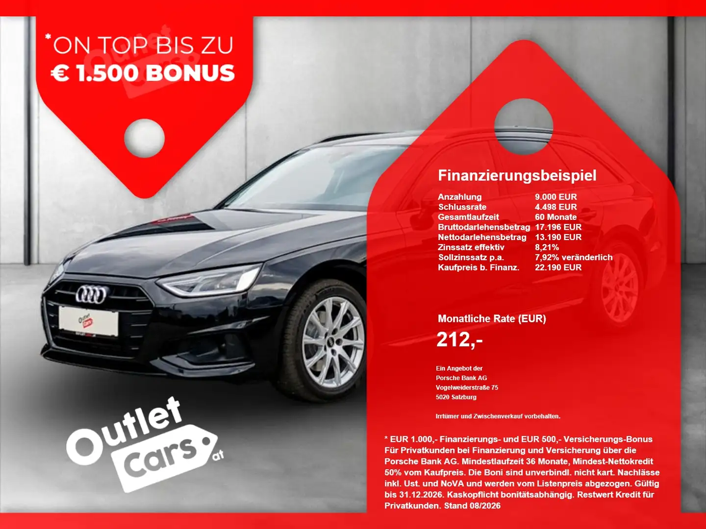 Audi A4 Avant 35 TFSI advanced NAVI+el.Heck+LM Schwarz - 1