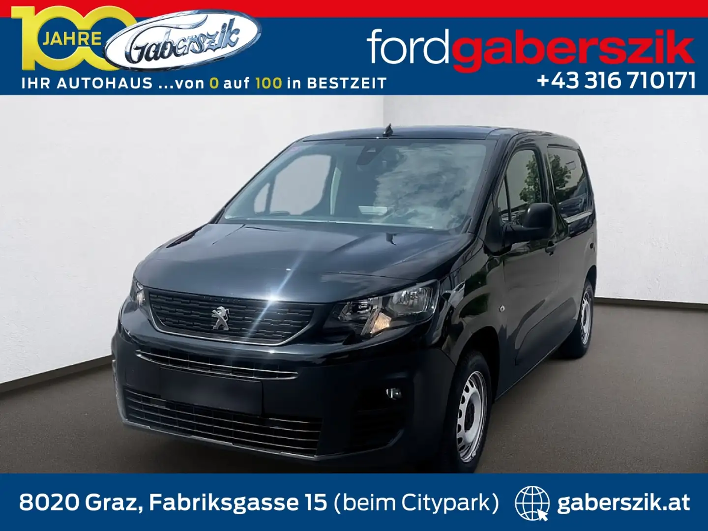 Peugeot Partner Partner Standard BlueHDi 130 S&S Premium Aut. Schwarz - 1