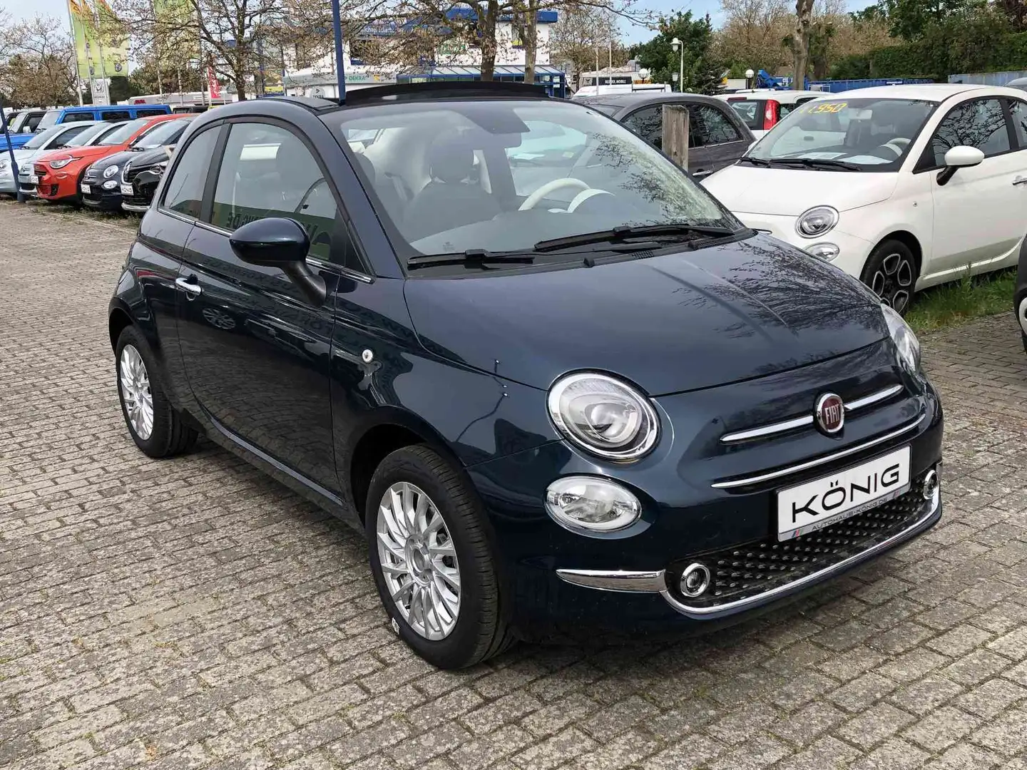 Fiat 500C Cabrio MY23 1.0 Dolcevita Navi PDC Klima Blau - 2