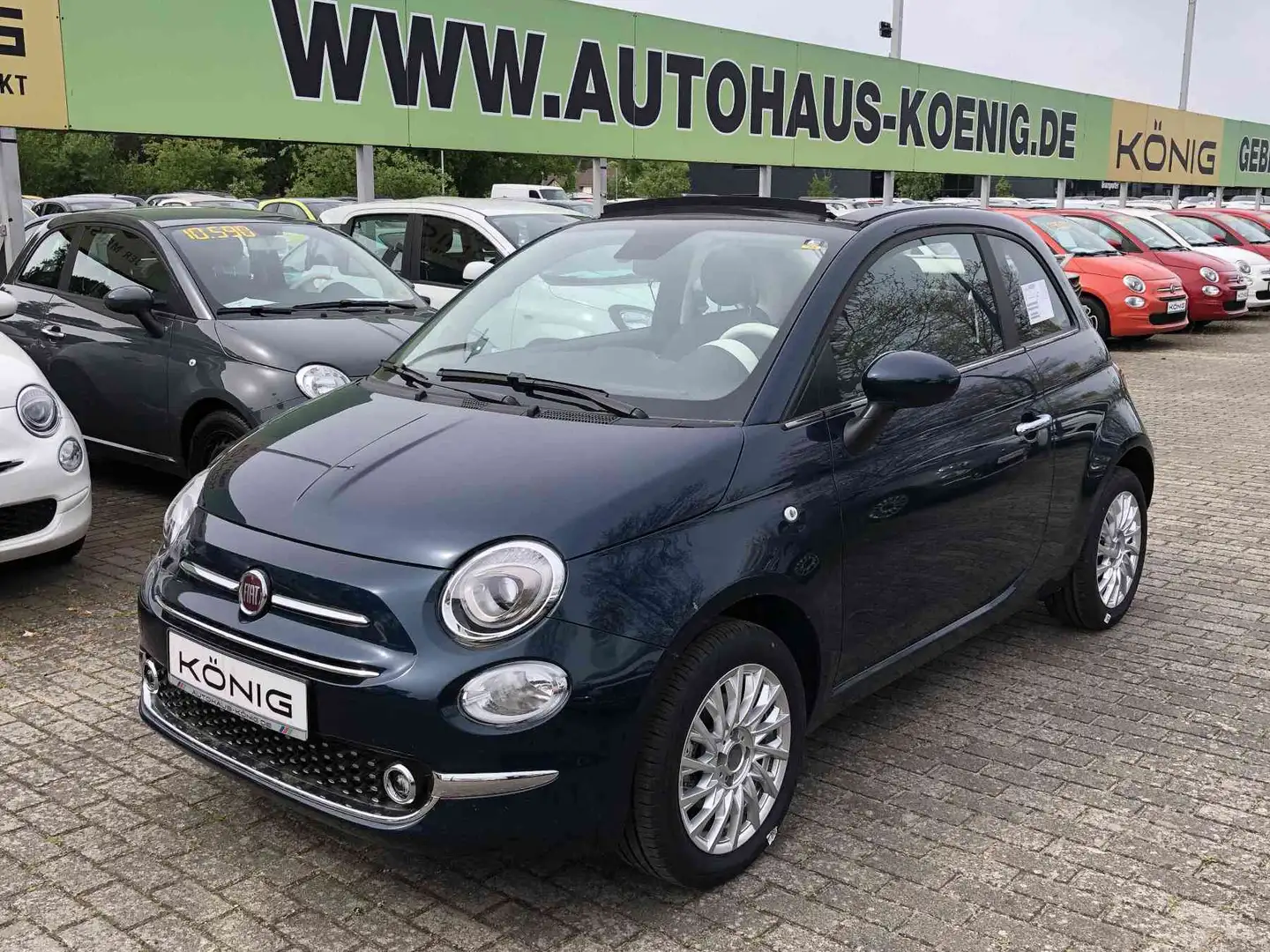 Fiat 500C Cabrio MY23 1.0 Dolcevita Navi PDC Klima Blau - 1