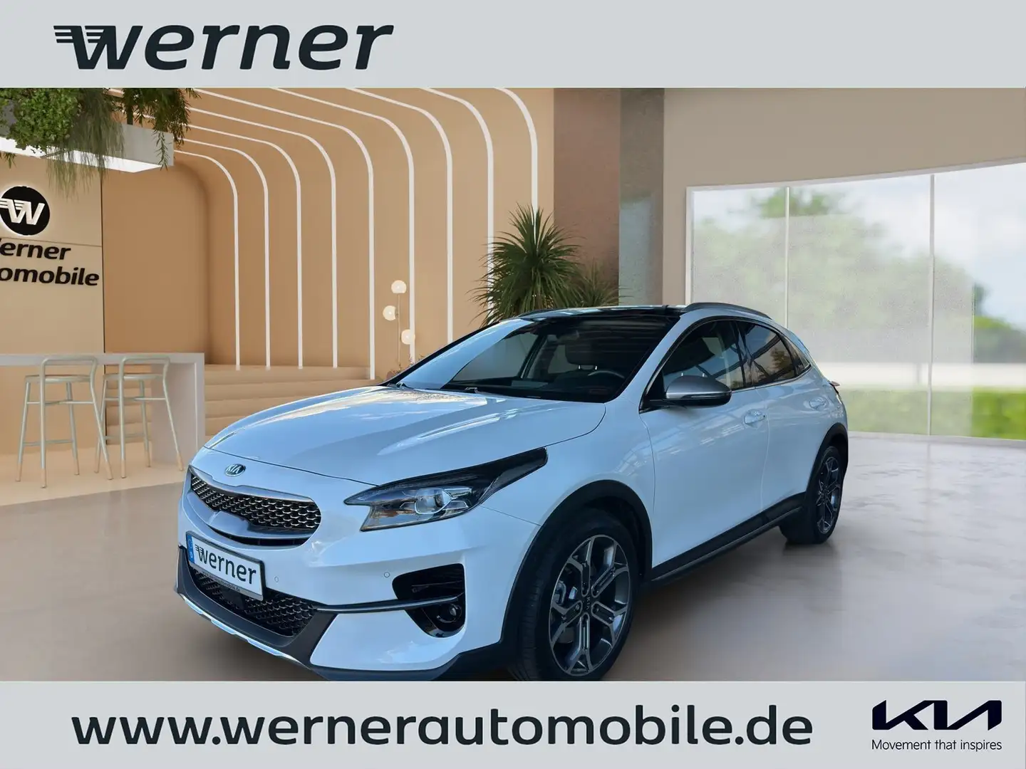 Kia XCeed CD 1.6 T-GDI Platinum DCT Navi RFK Pano Blanc - 1