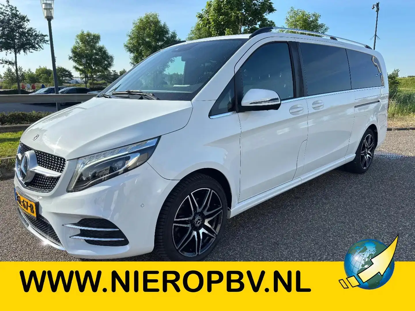 Mercedes-Benz V V300D Extra Lang Dubbelcabine Airco Navi Cruisecon Wit - 1