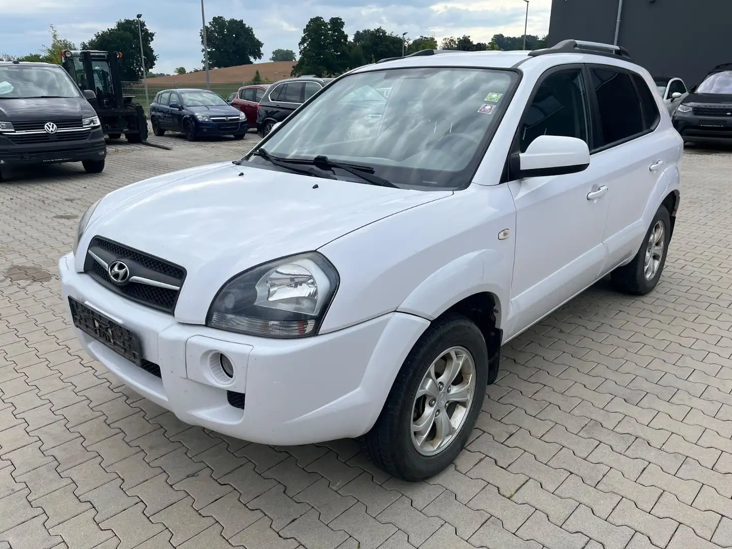 Hyundai TUCSON 2.0 GLS Edition+ 8-fachAlu,Leder,Klima, Blanco - 2