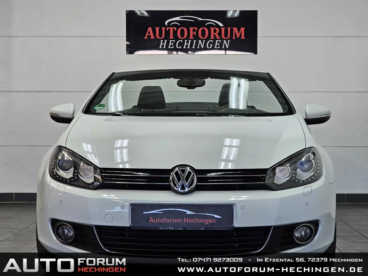 Volkswagen Golf VI Cabriolet LEDER NAVI EL.VERDECK Weiß - 2