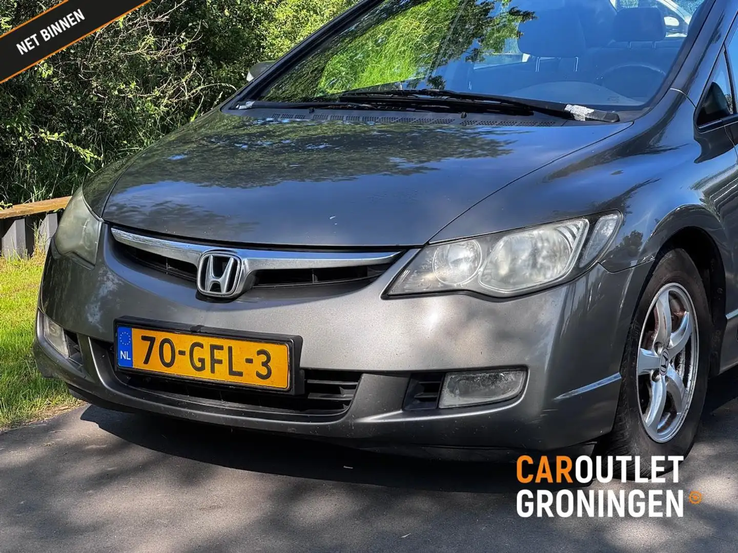 Honda Civic 1.3 Hybrid |AUTOMAAT |CRUISE |AIRCO |EXPORT Gris - 2