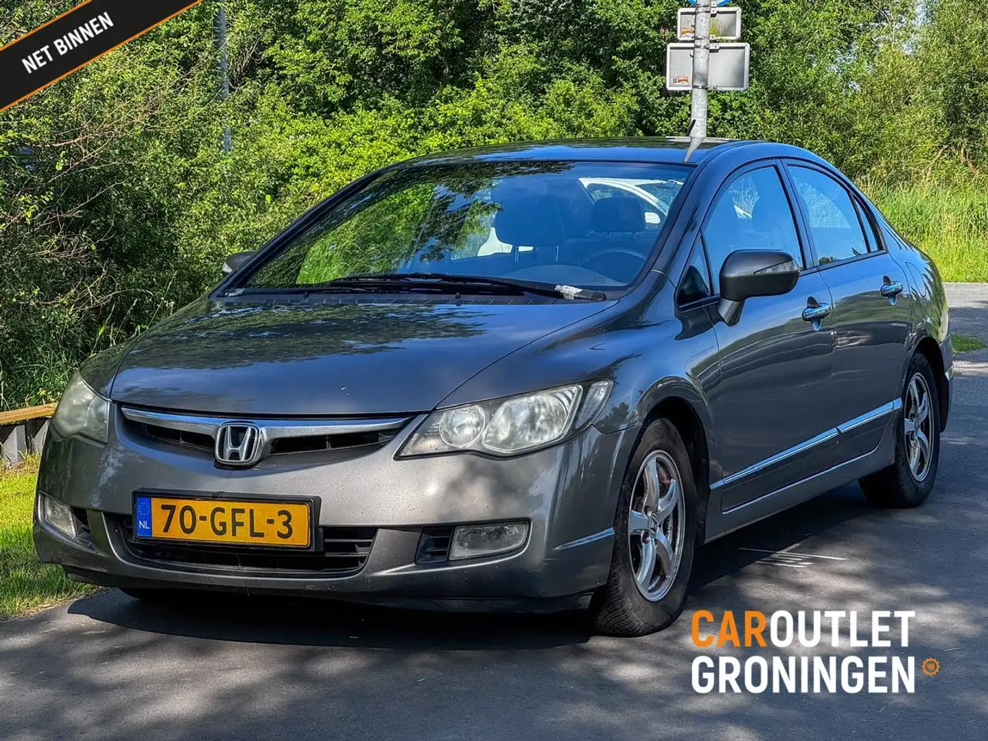 Honda Civic 1.3 Hybrid |AUTOMAAT |CRUISE |AIRCO |EXPORT Gris - 1
