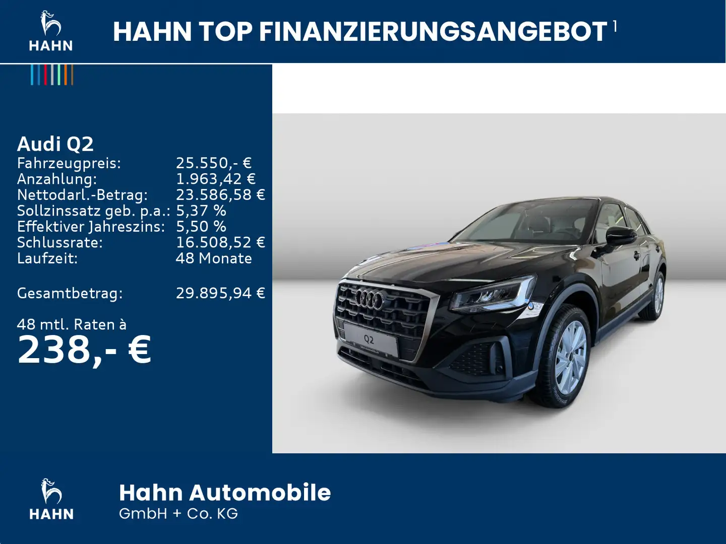 Audi Q2 30 TFSI 85(116) kW(PS) Schaltget Schwarz - 2