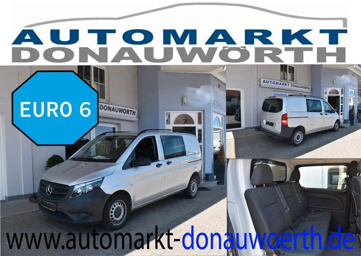 Mercedes-Benz Vito 114 CDI Mixto Camper 4x4 Autom. Reimo  Box Zilver - 1