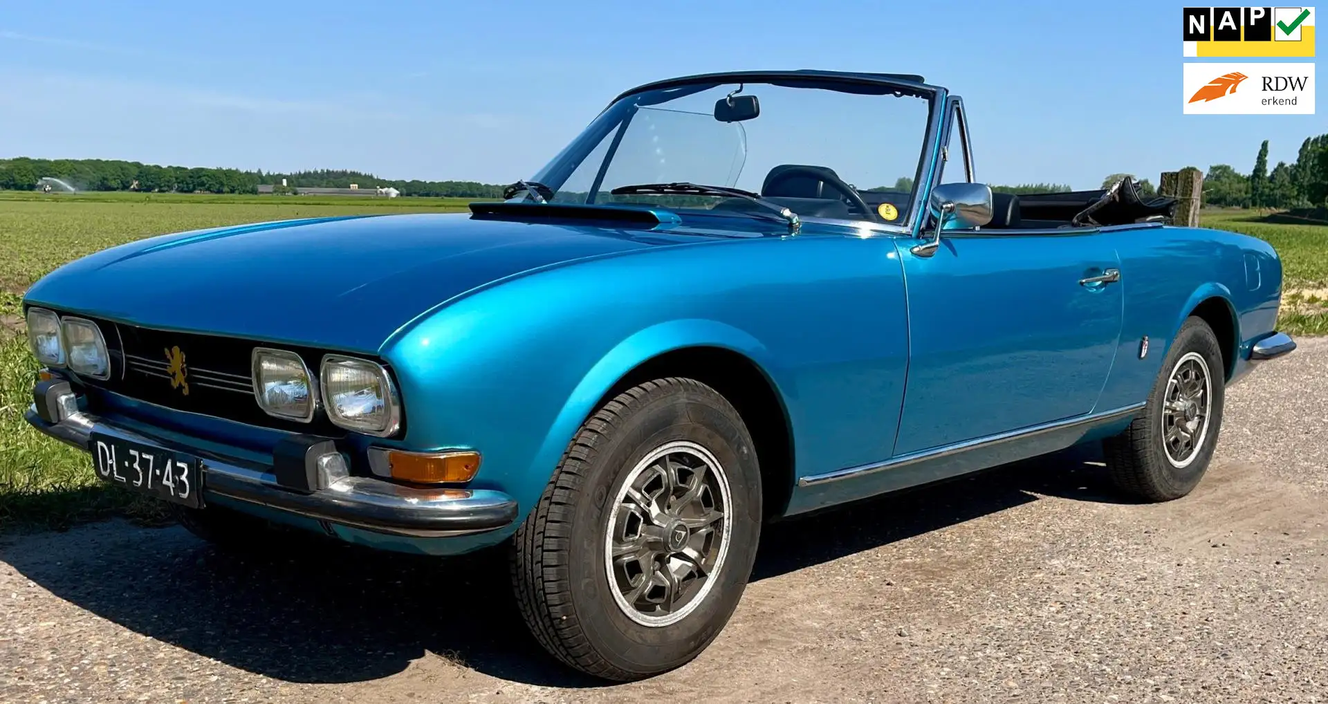 Peugeot 504 2.0 Cabrio Inj. Azul - 1