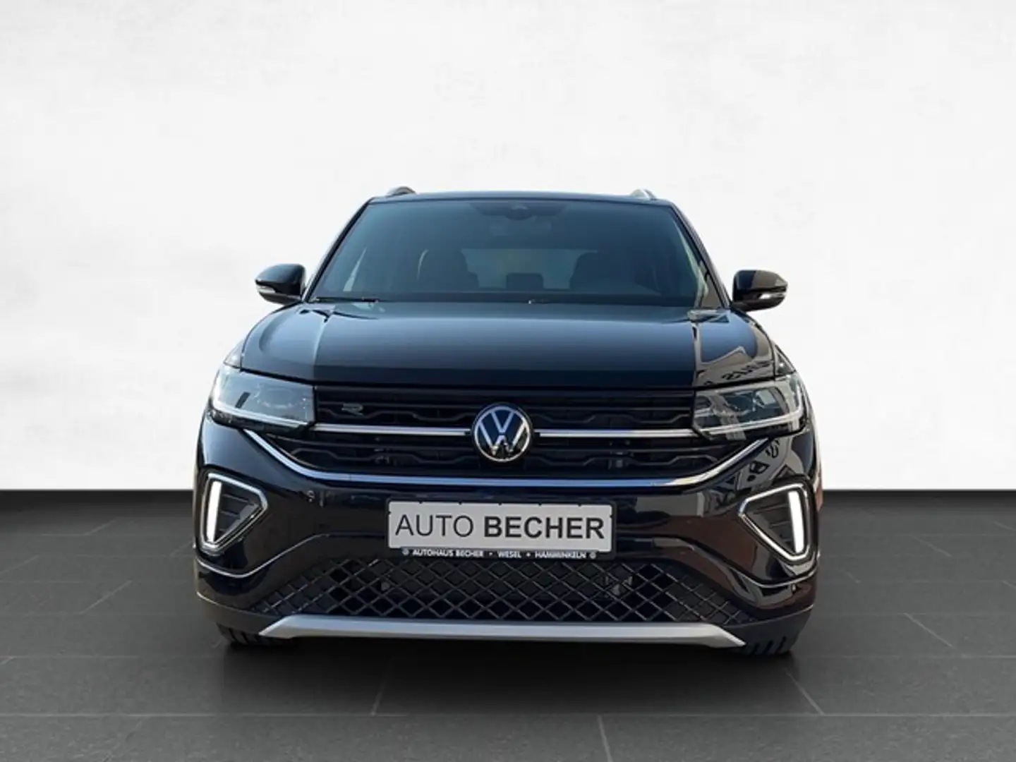 Volkswagen T-Cross R-Line 1.0 TSI DSG /AHK/Navi/Rückfahrkam Schwarz - 2