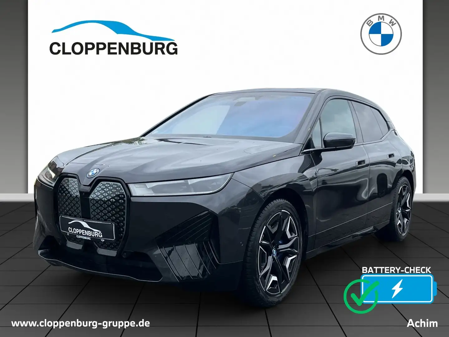 BMW iX xDrive40 Sportpaket HK HiFi 360-Kamera Skylounge P Grau - 1