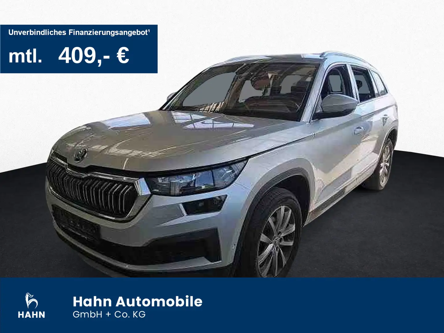 Skoda Kodiaq 2.0TDI DSG 4x4 Style 360° AHK Navi Standh Silber - 1