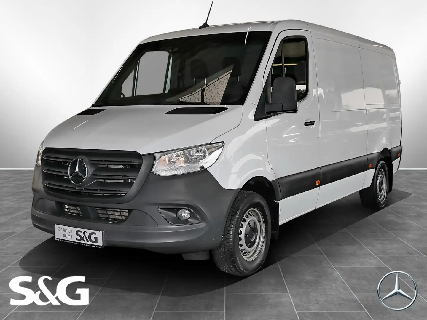 Mercedes-Benz Sprinter 317 CDI Kasten Standard Klima Navi AHK Blanc - 1