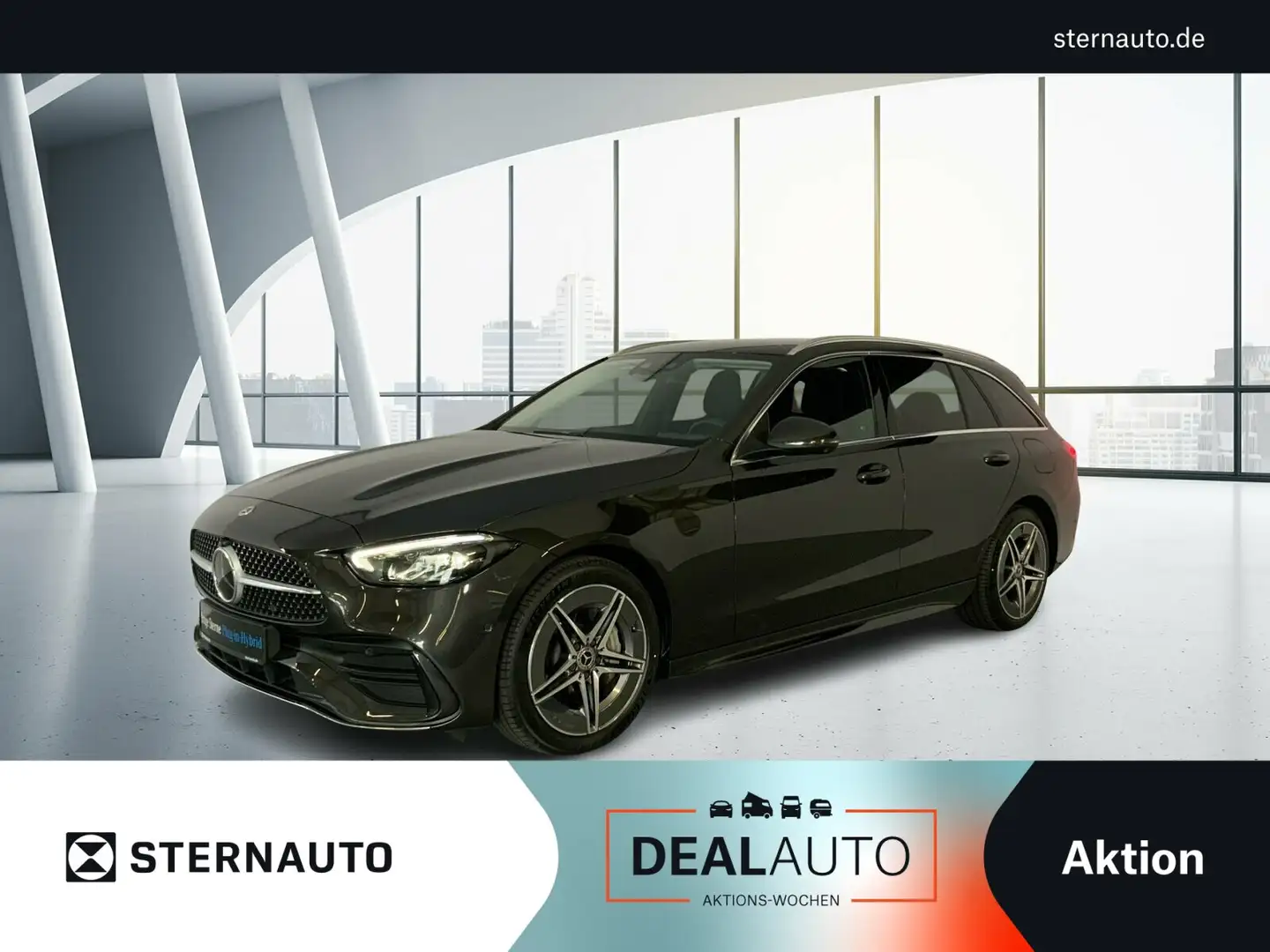 Mercedes-Benz C 300 C 300 de 4M T AMG DISTRO Pano 360Kam SpiegelPak+ Grau - 1