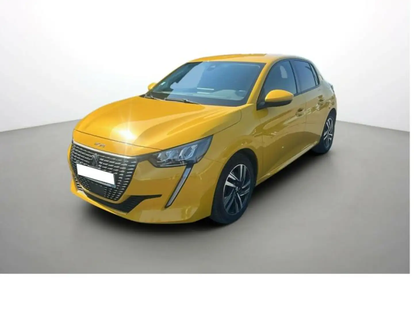 Peugeot 208 1.5 BlueHDi 100ch S\u0026S Allure Business Jaune - 1
