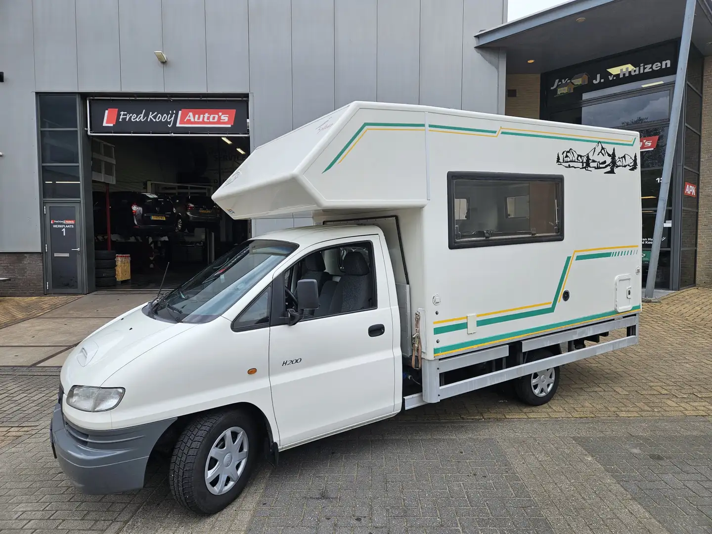 Overig Hyundai H 200 2.5 TCI LWB Camper Wit - 1