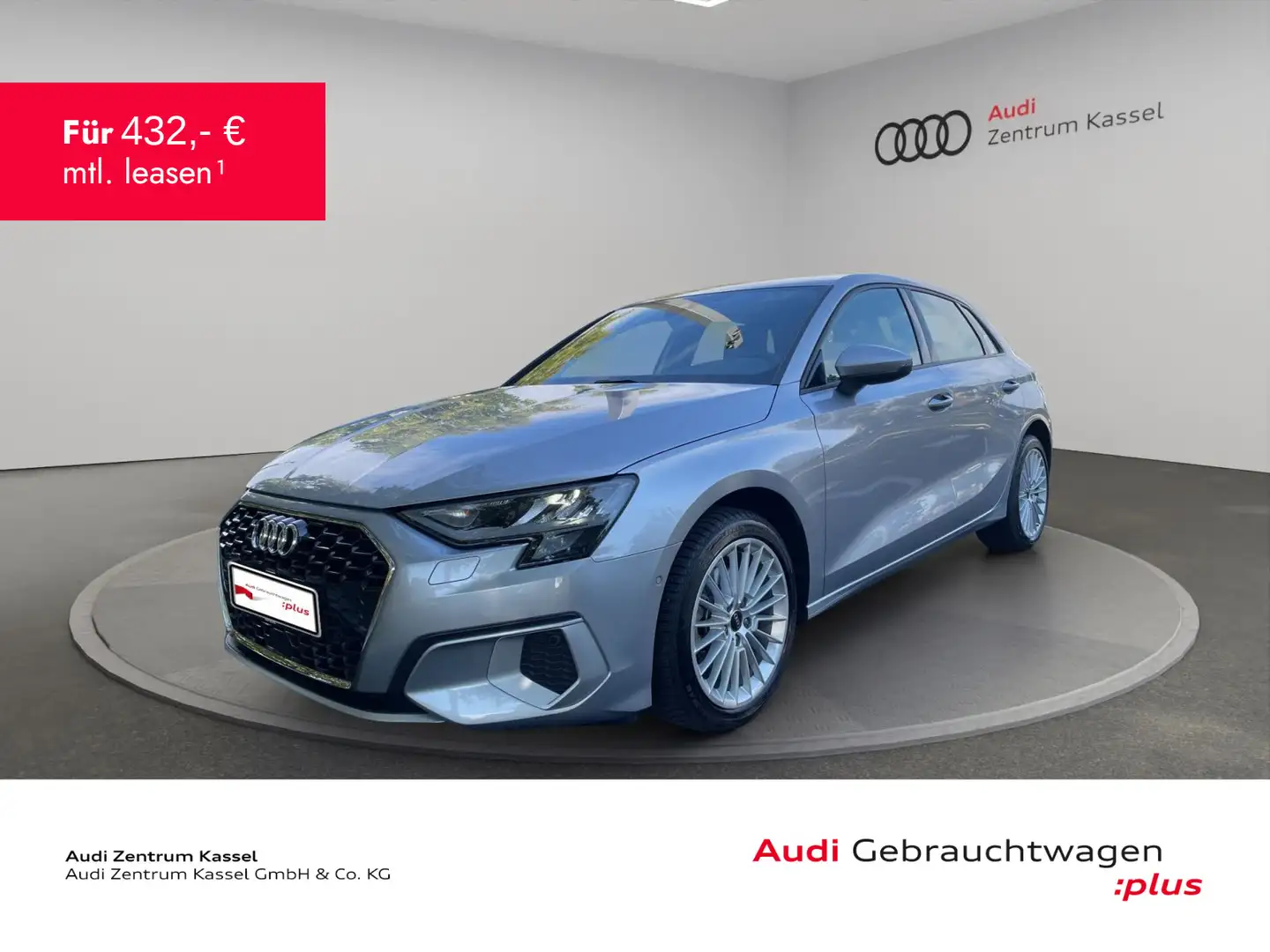 Audi A3 30 TFSI LED Navi PDC+ Teilleder Silber - 1