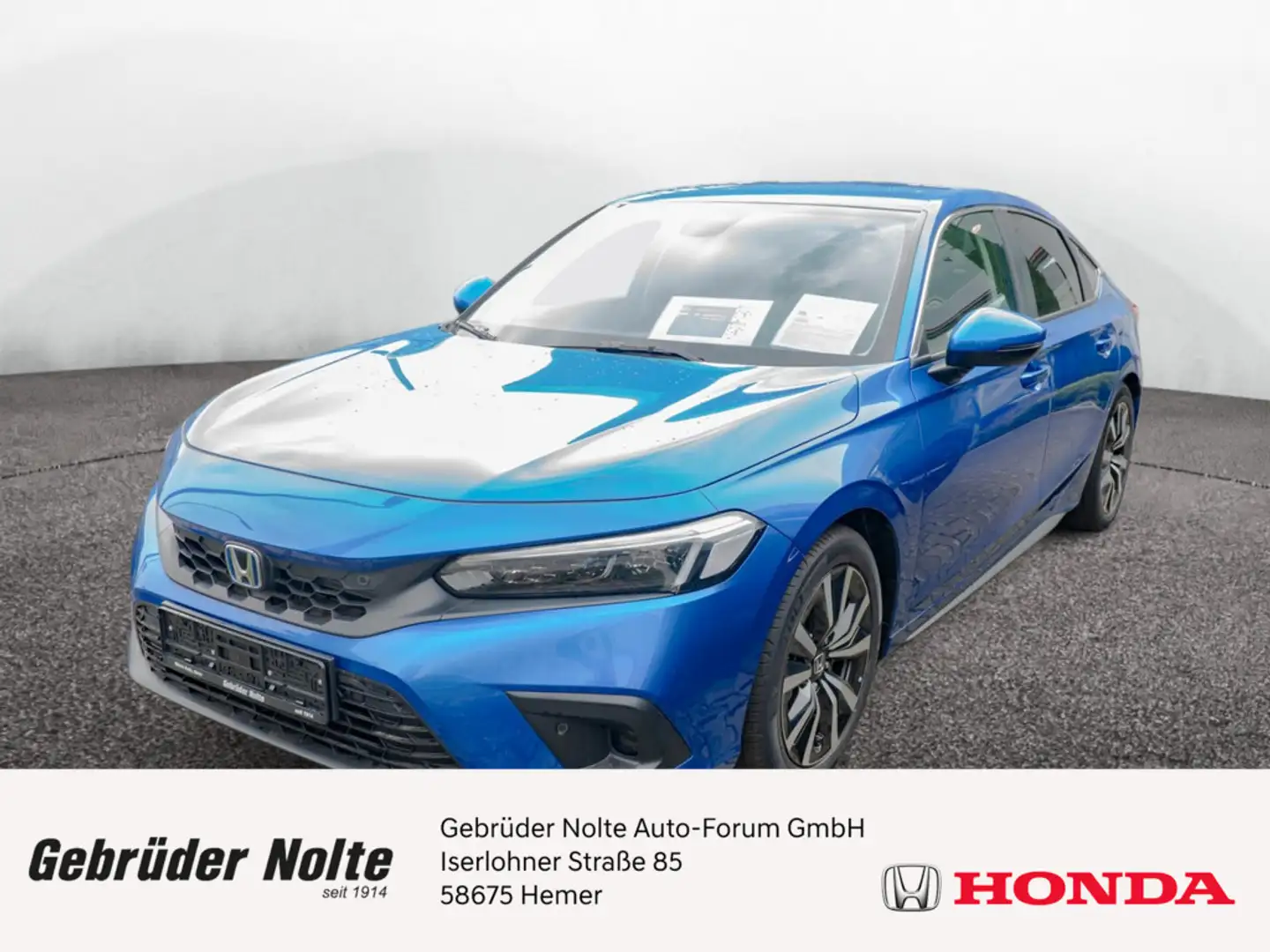 Honda Civic Elegance Hybrid Blau - 1