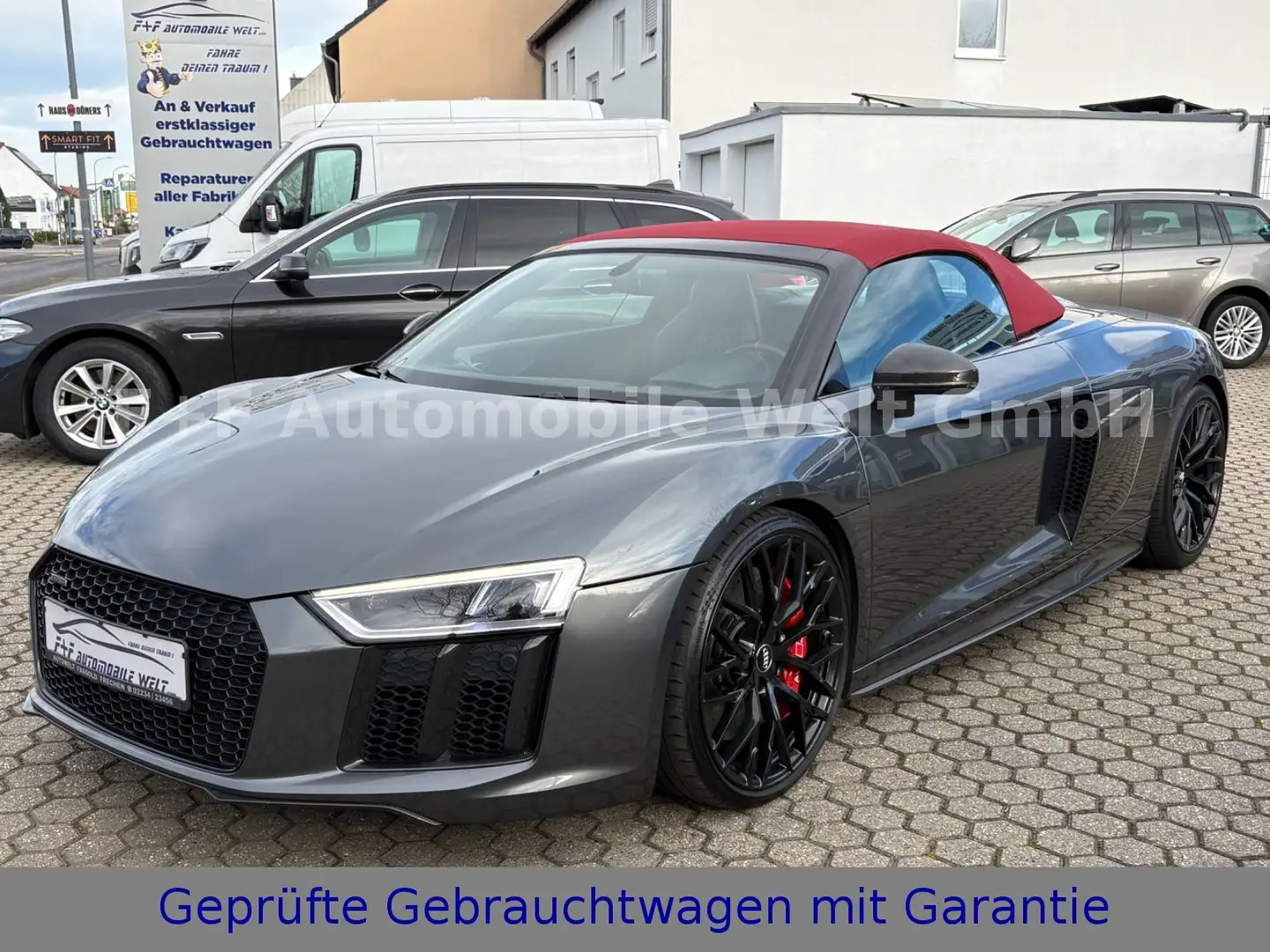 Audi R8 Spyder 5.2 V10*CARBON*AUDI EXCLUSIVE*GARANTIE Grau - 2