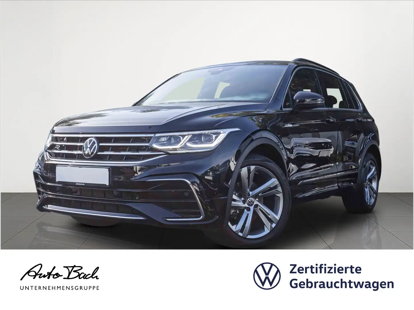 Volkswagen Tiguan 1.5 TSI DSG R-Line, Navi, LED-Matrix, App Schwarz - 1