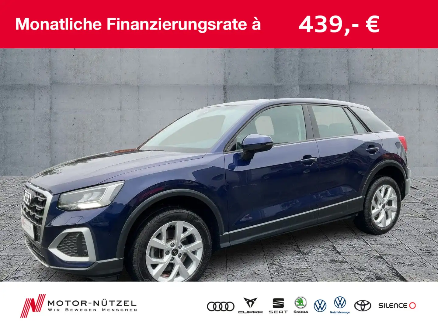 Audi Q2 35TDI S-TR QU ADVANCED 5JG+LED+NAV+ACC+SHZ+VC Blau - 1