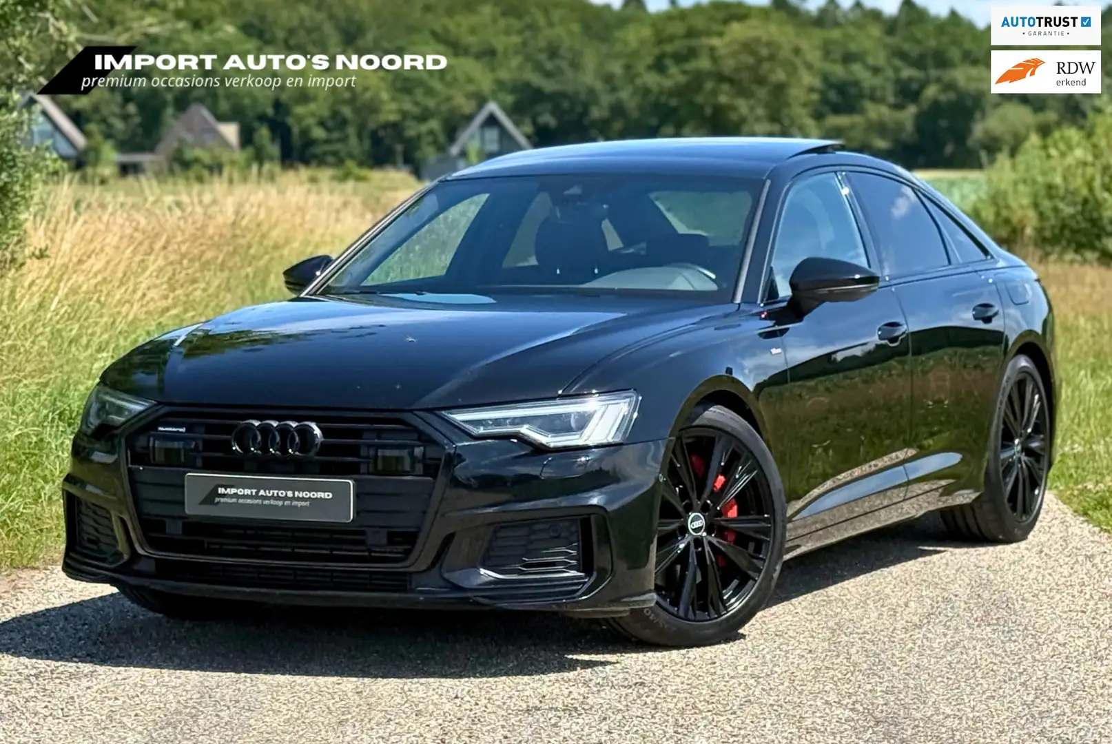 Audi A6 Limousine 50 TFSI e quattro S edition Pano ACC B&O Zwart - 1