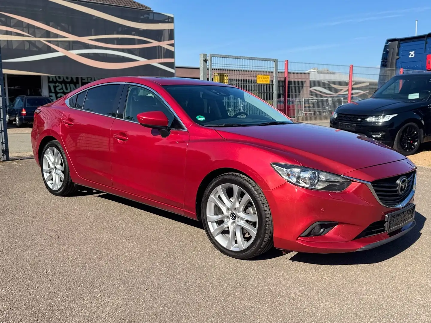 Mazda 6 2.2 D Lim. Sports-Line Automatik+Navi+Leder Rot - 2