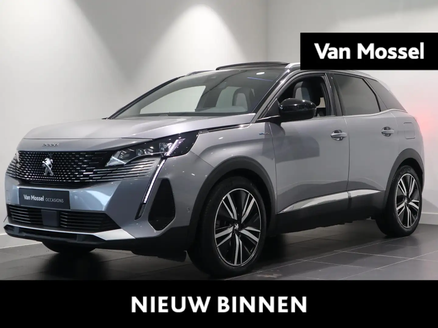 Peugeot 3008 1.6 HYbrid 225 Blue Lease GT PANORAMA DAK - NAVI - Grau - 1