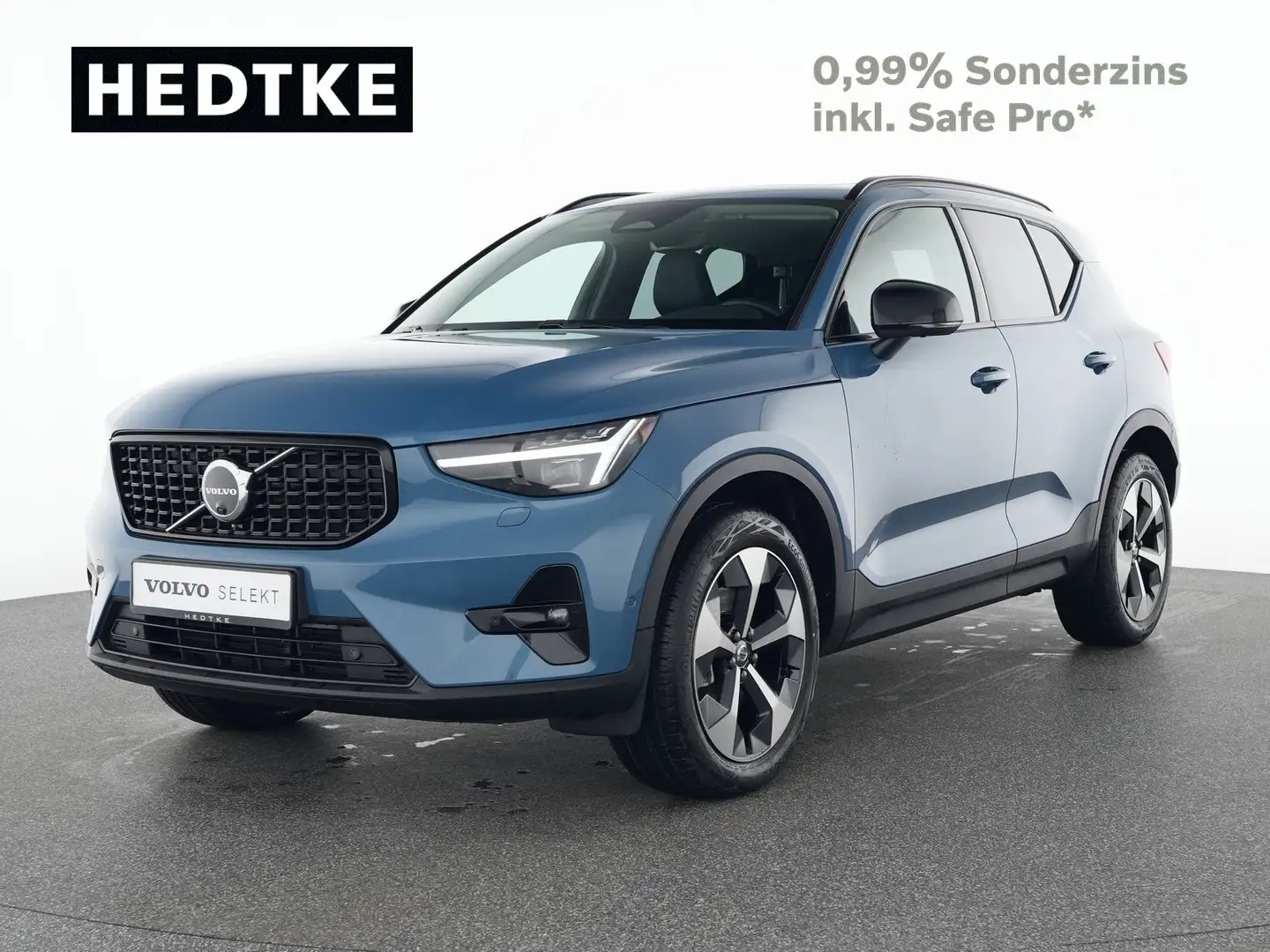 Volvo XC40 B3 Benzin Ultra Dark 19"+PIXEL-LED+ACC+360° Blau - 1