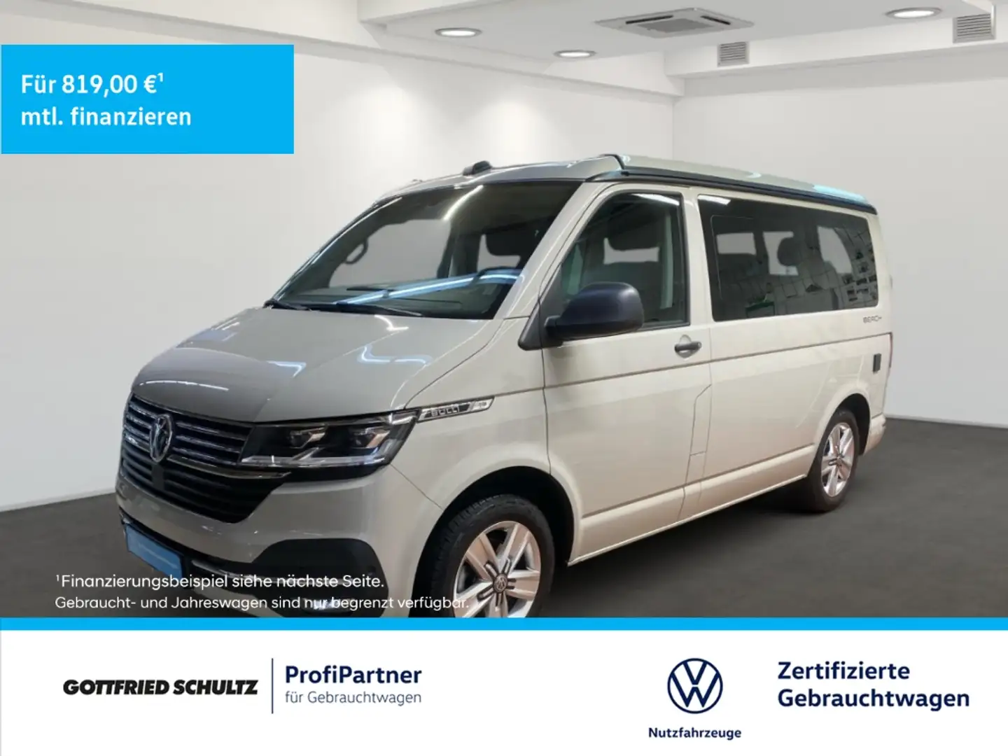 Volkswagen T6.1 California 2.0 TDI DSG Beach Rückfahrkamera Grau - 1