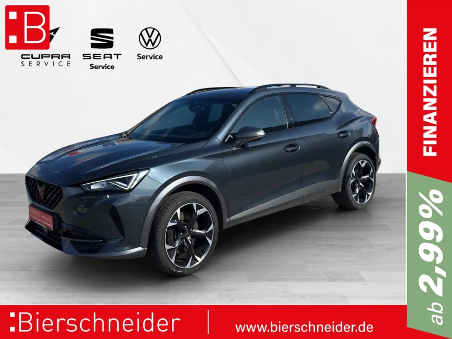 CUPRA Formentor 2.0 FSI DSG 4Drive VZ 19 LED KAMERA AHK NAVI ACC D Gris - 1