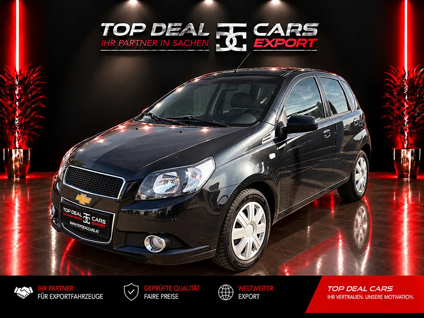 Chevrolet Aveo 1,4 LT ** NEUES PICKERL **GEPFLEGT Schwarz - 1