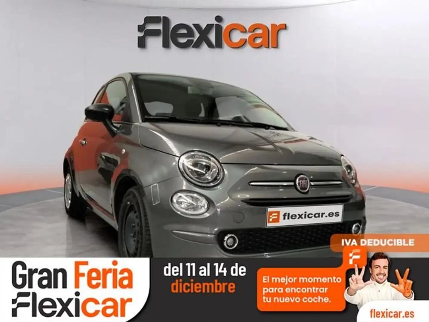 Fiat 500 Monotrim 1.0 Hybrid 51KW (70 CV) Gris - 1