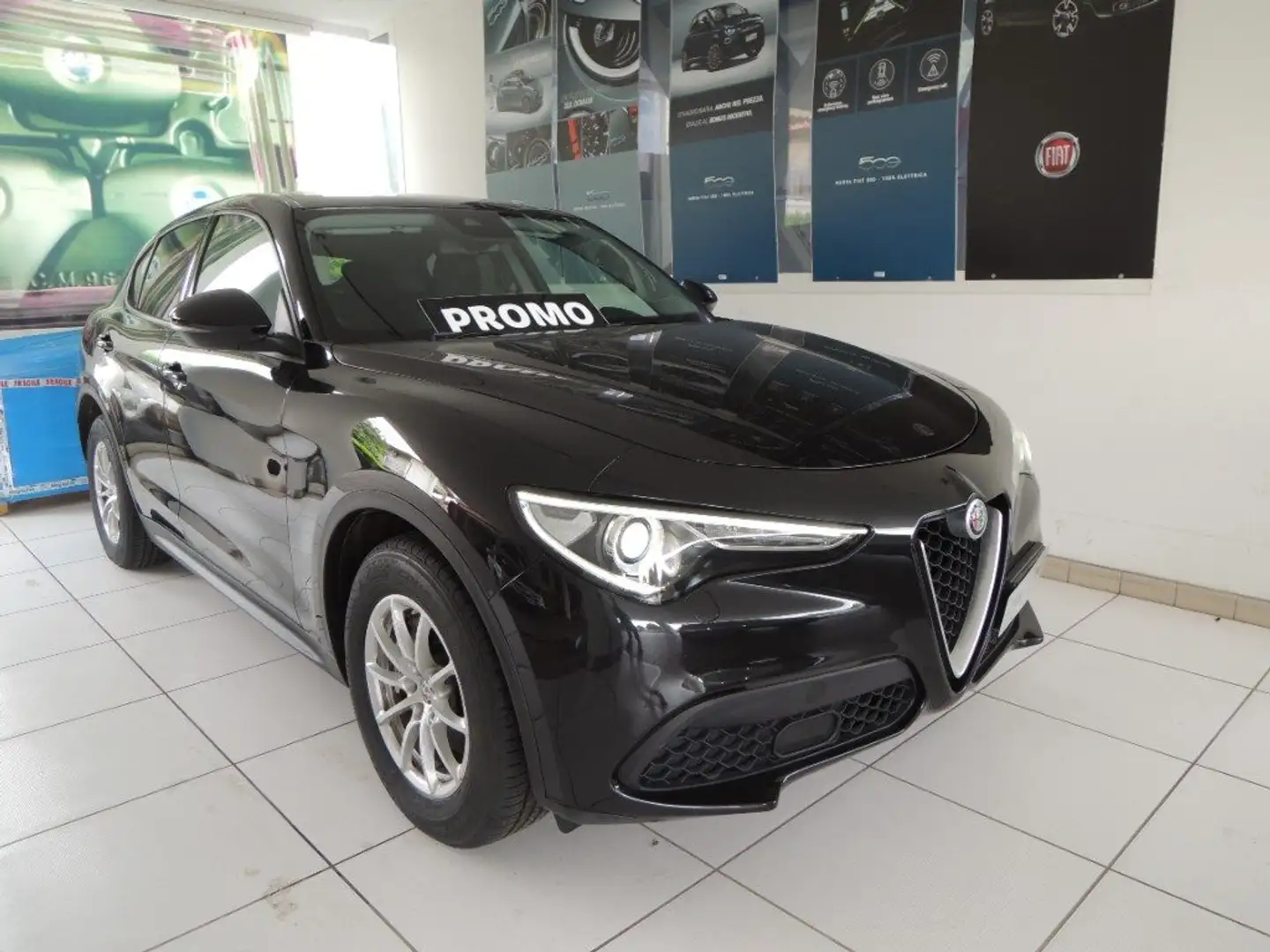Alfa Romeo Stelvio 2.2 Turbodiesel 160 CV AT8 RWD Business Nero - 1