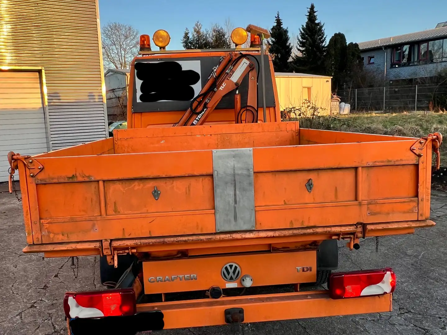 Volkswagen Crafter Crafter 50 DoKa; 3 Seitenkipper; Kran Naranja - 2
