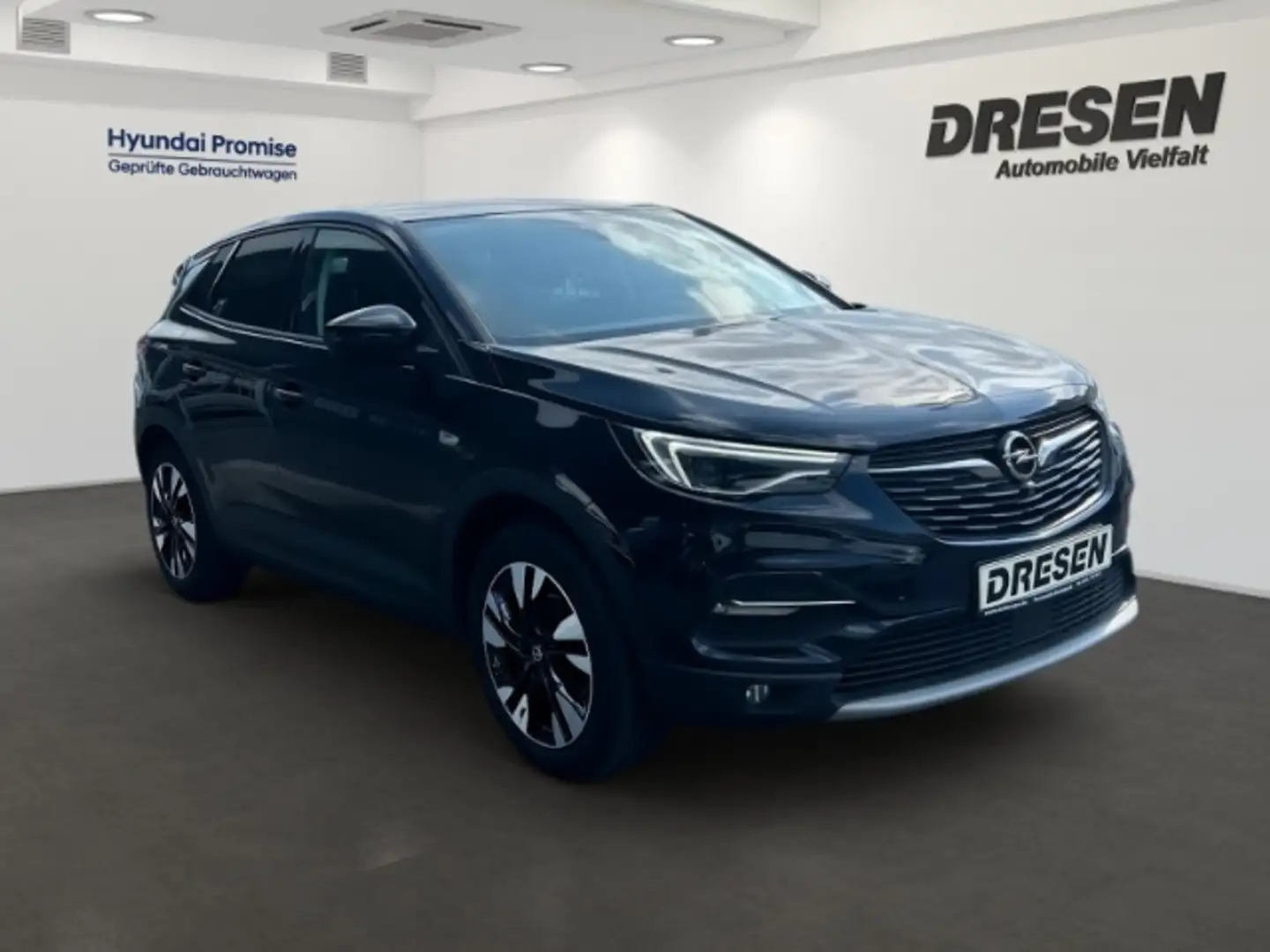 Opel Grandland X Elegance 1.5 AHK-abnehmbar Navi 360 Kamera LED Kur Schwarz - 2