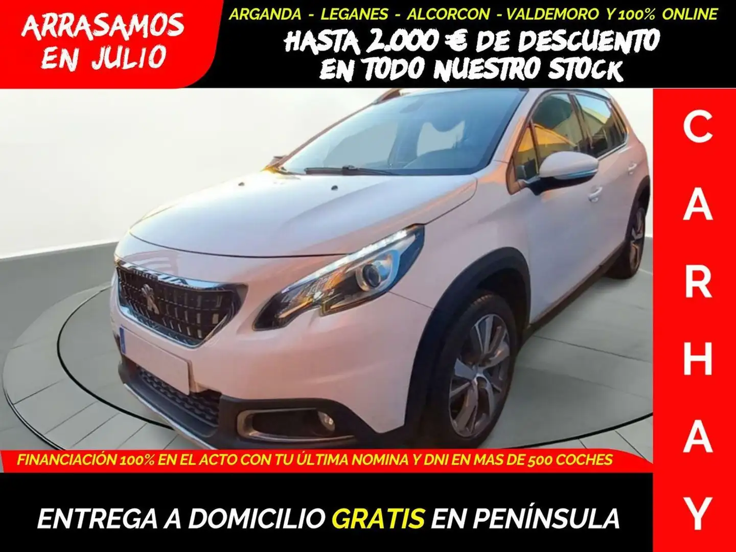 Peugeot 2008 1.5 BlueHDI S&S Allure 100 Blanc - 1