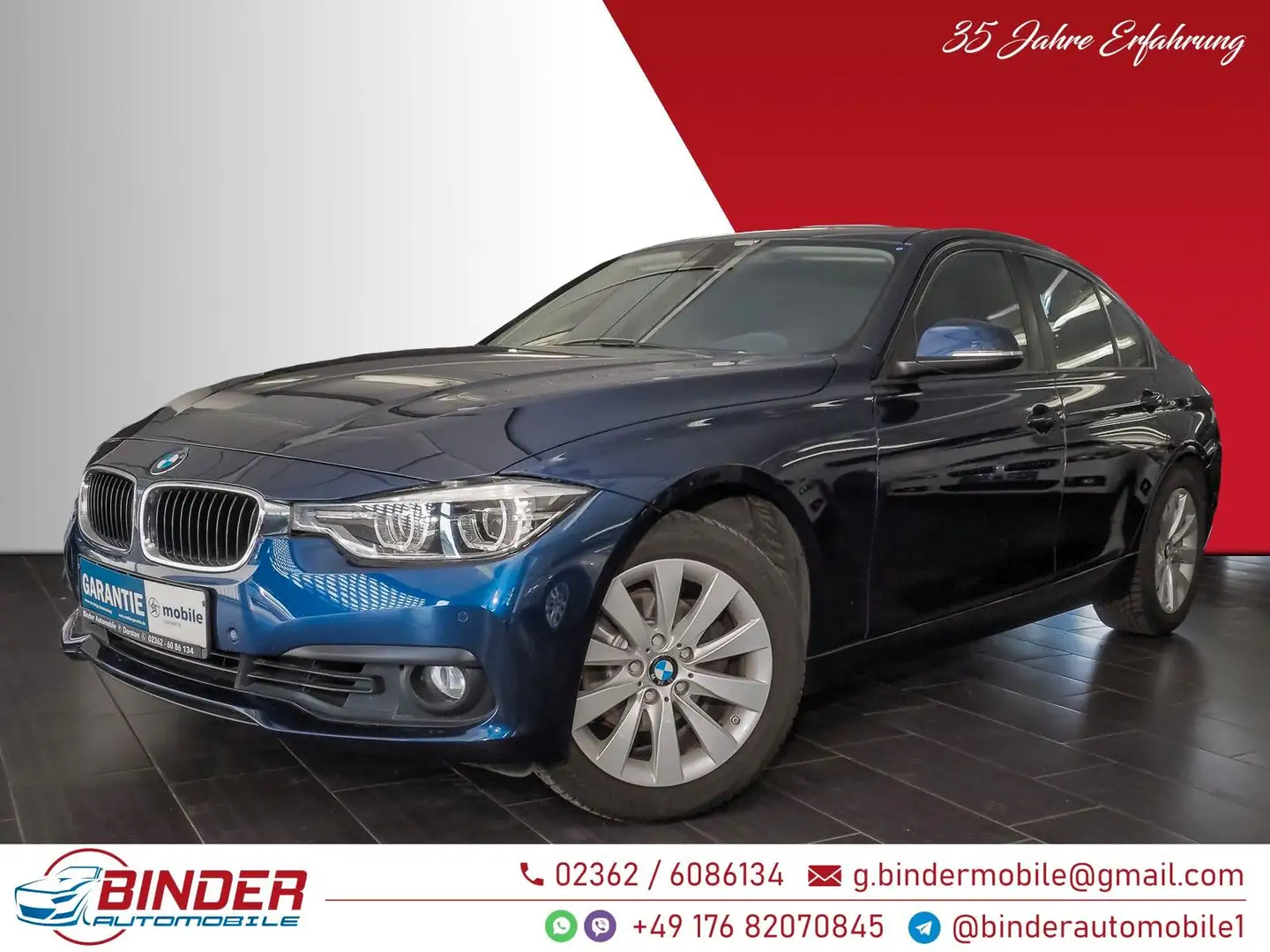 BMW 320 i*TOP ZUSTAND*VOLLE GARANTIE 1 JAHR*TOP Azul - 1