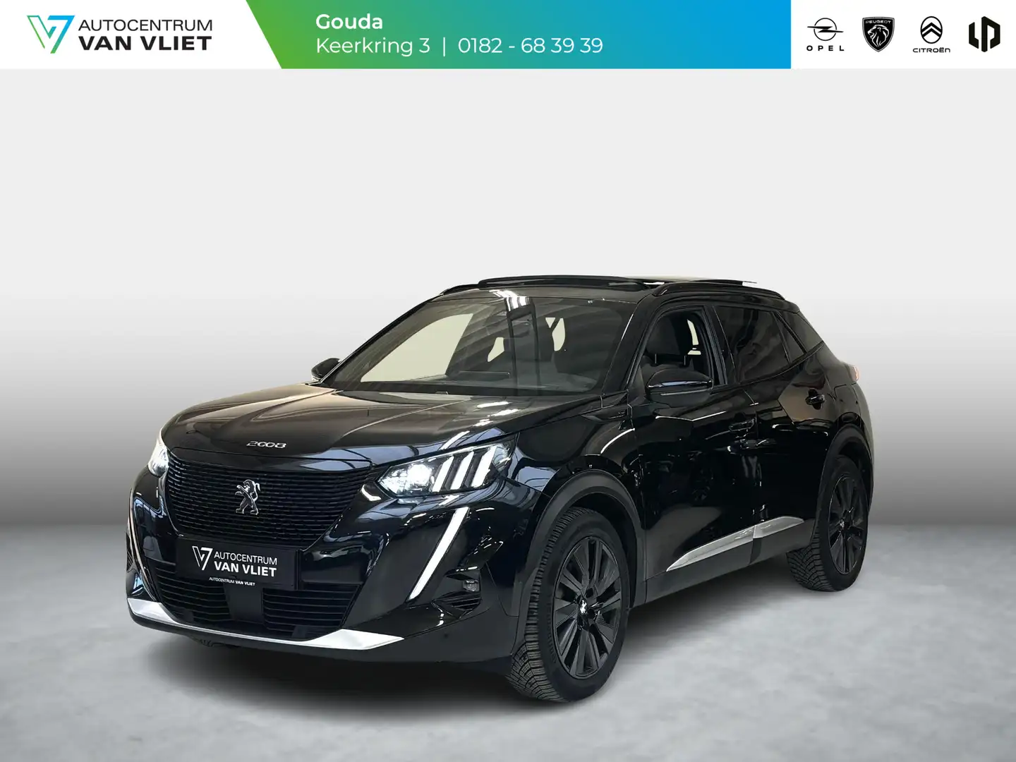 Peugeot e-2008 EV GT 50 kWh | ELEKTRISCH SCHUIFDAK | Alcantara | Noir - 1