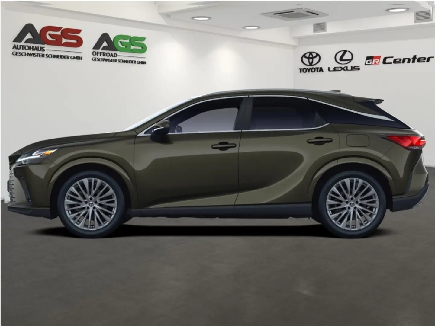 Lexus RX 450h Luxury Line E-FOUR PANORAMA AHK abnhembar Grün - 2